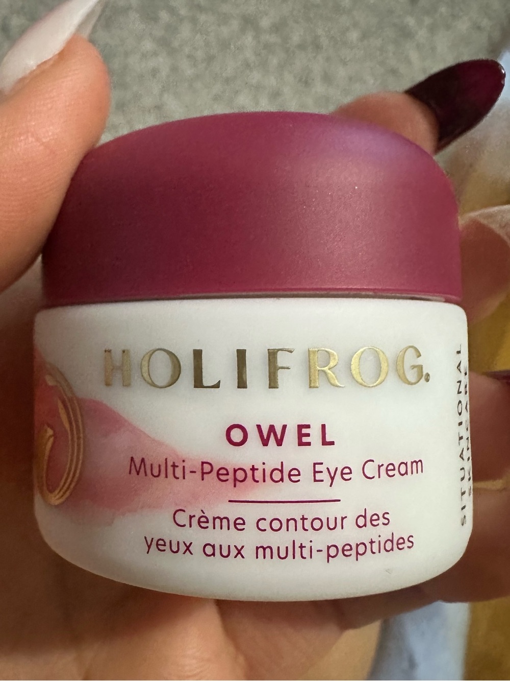 HoliFrog Owel Multi-Peptide Eye Cream 15mL / 0.5oz ($59 MRSP)